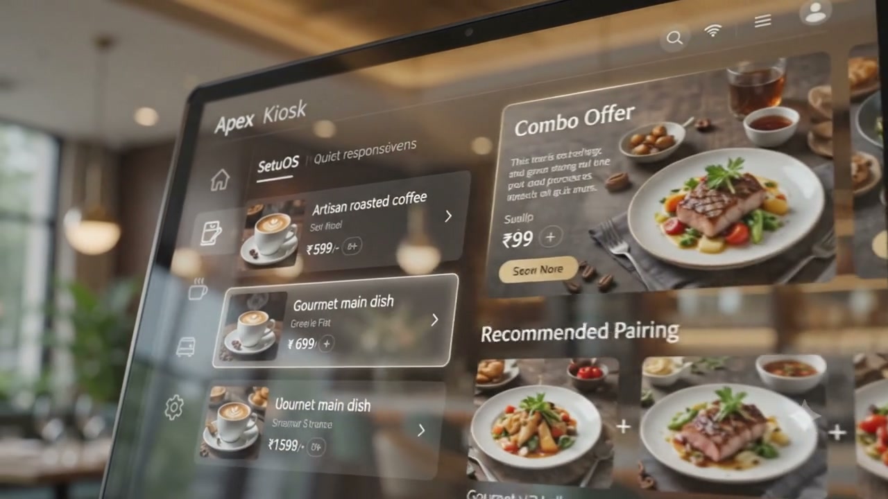 Self-ordering kiosks