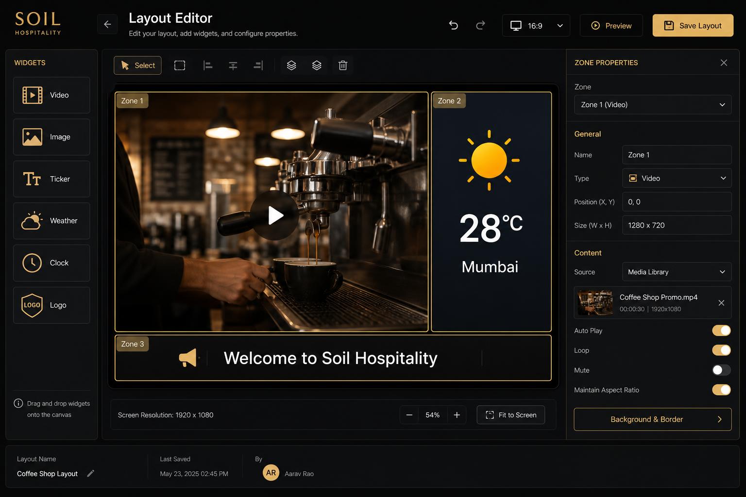 Layout Editor